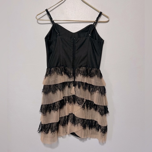 Anthropologie Greylin Tiered Lace & Ruffle Dress - Picture 3 of 6